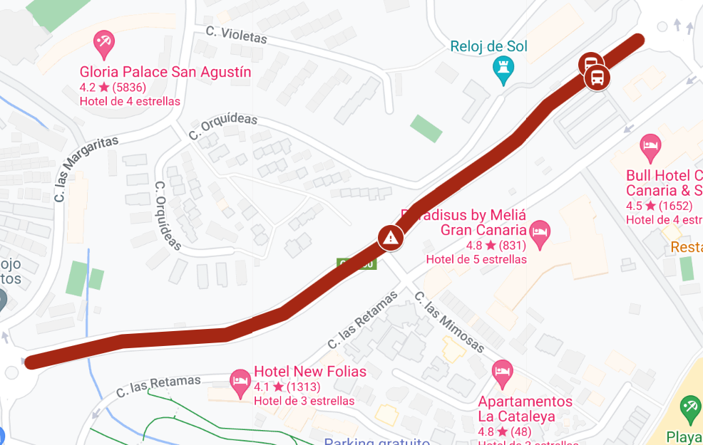 Plano del desvío