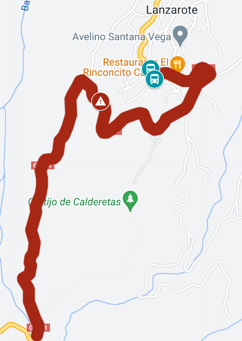 Plano señalando el tamo cerrado