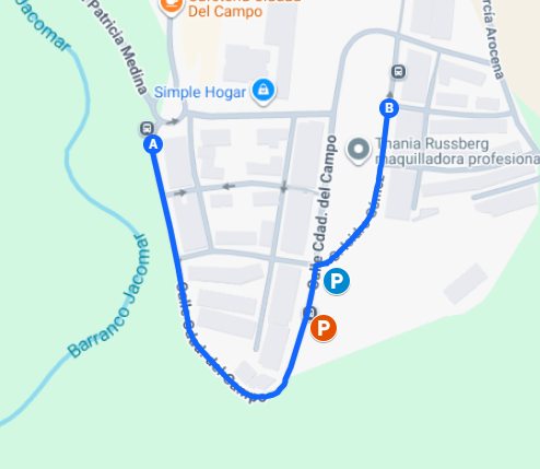 Mapa de la nueva ubicación
